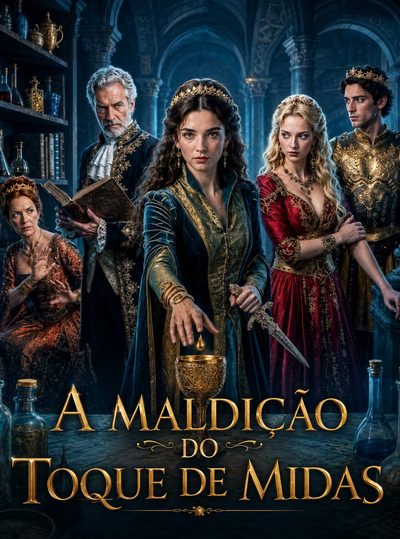 Capa da minisserie A Maldição do Toque de Midas
