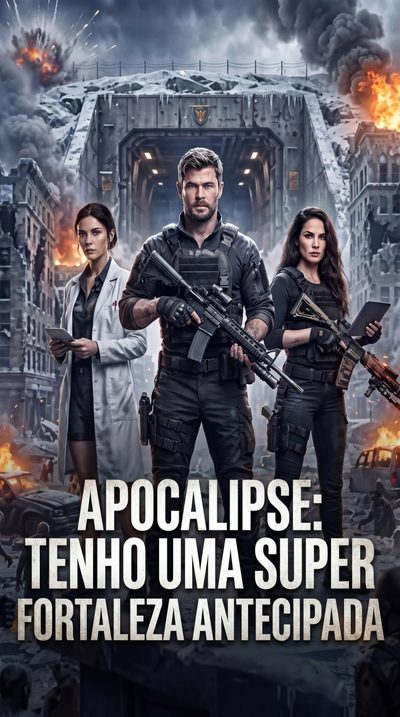 Capa da minisserie Apocalipse Tenho uma Super Fortaleza Antecipada