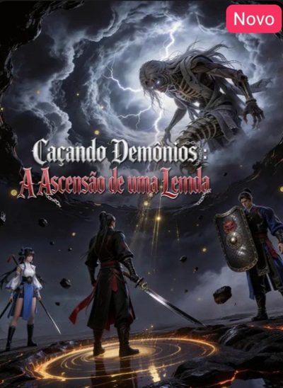 Capa da minisserie Caçando Demônios: a Ascensão de uma Lenda
