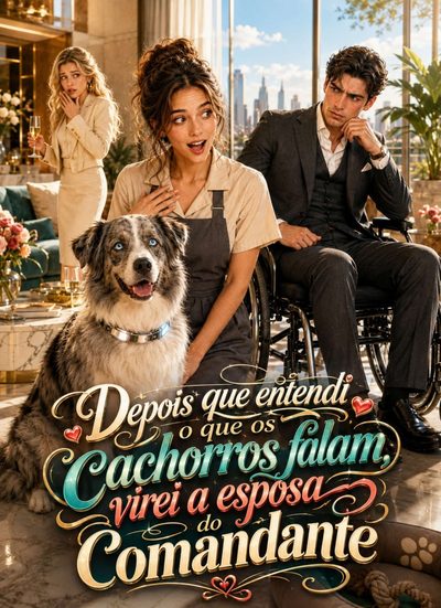 Capa da minisserie Depois que Entendi que os Cachorros Falam Virei a Esposa do Comandante