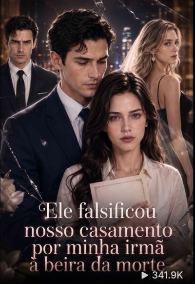 Capa da minisserie Ele Falsificou Nosso Casamento por Minha Irmã à Beira da Morte -