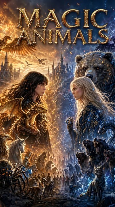 Capa da minisserie Magic Animals
