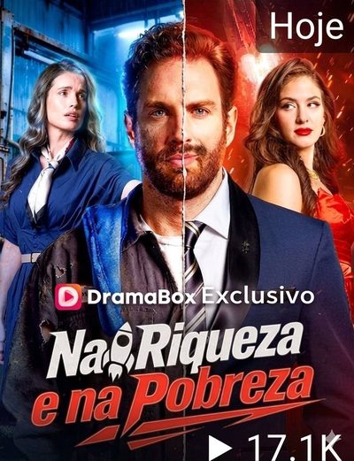 Capa da minisserie Na Riqueza e na Pobreza dublado