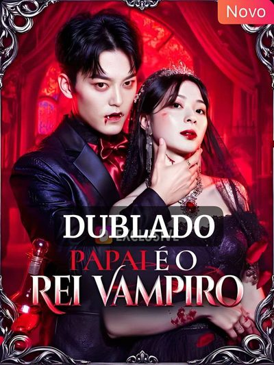 Capa da minisserie Papai É o Rei Vampiro dublado