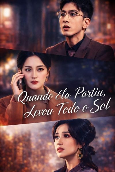 Capa da minisserie Quando Ela Partiu, Levou Todo o Sol