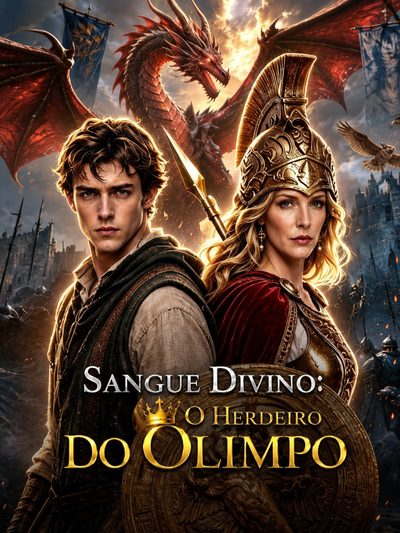 Capa da minisserie Sangue Divino: o Herdeiro do Olimpo