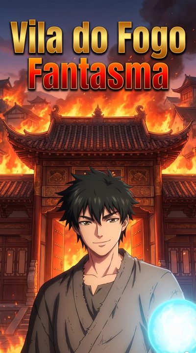 Capa da minisserie Vila do Fogo Fantasma